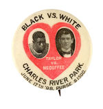 "BLACK VS. WHITE" 1898 BICYCLE RACE.