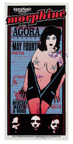 MORPHINE BAND-SIGNED CONCERT POSTER.