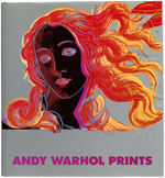 "ANDY WARHOL PRINTS" SIGNED BOOK.