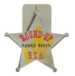 "ROUND-UP RANGE RIDER B.S.A." FIRST SEEN LITHO TAB.