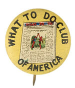 "WHAT TO DO CLUB OF AMERICA" 1940s KIDS PUBLICATION.
