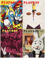 "PLAYBOY" 1954 MAGAZINE LOT.