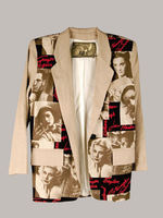 HOLLYWOOD PATCHWORK RETRO WOMENS JACKET.