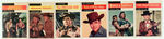 TV WESTERNS GUM CARD SET.