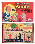 "LITTLE ORPHAN ANNIE PAINT AND CRAYON BOX."