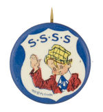 "SKIPPY SECRET SERVICE SOCIETY" LITERATURE AND BUTTON.