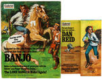 "DAN REID" & "BANJO" BOXED GABRIEL FIGURES.