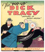 "THE POP-UP DICK TRACY CAPTURE OF BORIS ARSON" HARDCOVER.