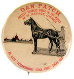 "DAN PATCH" FAMOUS HARNESS HORSE ENDORSES FOOD.