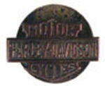 "HARLEY-DAVISON MOTORCYCLES" LAPEL STUD.