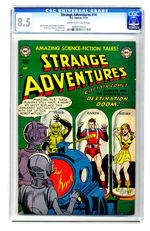 STRANGE ADVENTURES #14 NOVEMBER 1951 CGC 8.5 CREAM TO OFF-WHITE PAGES.