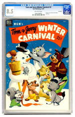 TOM AND JERRY WINTER CARNIVAL #2 DECEMBER 1953 CGC 8.5 OFF-WHITE PAGES FILE COPY.