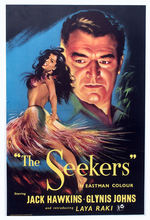 "THE SEEKERS" LINEN-MOUNTED BRITISH POSTER.