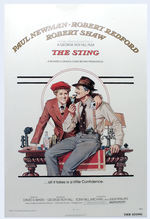 "THE STING" LINEN-MOUNTED POSTER.