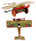 LINDBERGH-INSPIRED "SPIRIT OF AMERICA" WINDUP AIRPLANE.