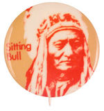 "SITTING BULL" ART FAIR BUTTON.