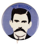 "'DOC' HOLLIDAY" ART FAIR BUTTON.