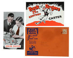 "BUCK ROGERS 25TH CENTURY CASTER AND JUNIOR CASTER METAL CASTING OUTFITS" CATALOGUES WITH ENVELOPE.