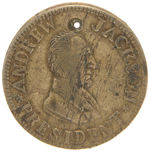 PRO-JACKSON TOKEN FROM CONGRESSIONAL ELECTION OF 1834.