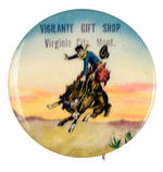 "VIGILANTE GIFT SHOP" COWBOY ON BRONC.