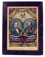 DOUGLAS 1860 JUGATE CAMPAIGN PRINT BY CURRIER & IVES.