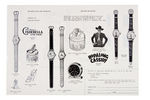 “HOPALONG CASSIDY” IN US TIME/TIMEX RETAILER’S PROMOTIONAL KIT.