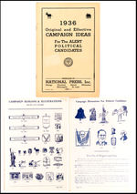 1936 CAMPAIGN IDEAS CATALOGUE W/FDR.