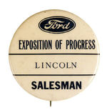 RARE FORD CHICAGO EXPO BUTTON.