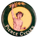 "PIERCE CYCLES" WITH FIRST OLYMPICS THEME.