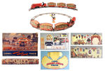 "LIONEL MICKEY MOUSE CIRCUS TRAIN" COMPLETE BOXED SET.