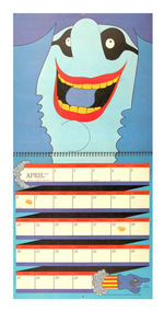 THE BEATLES "YELLOW SUBMARINE" CALENDAR.