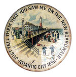 ATLANTIC CITY FIRST LAPEL STUD FROM 1896.