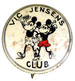 RARE MICKEY AND MINNIE 1930s AUSTRALIAN BUTTON.