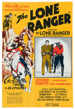 “THE LONE RANGER” SERIAL SCRIPT SET/PRESSBOOK LOT.