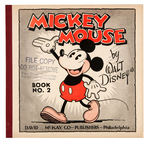 "MICKEY MOUSE BOOK NO. 2" HIGH GRADE WALT DISNEY FILE COPY.