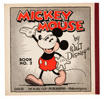 "MICKEY MOUSE BOOK NO. 2" HIGH GRADE WALT DISNEY FILE COPY.