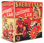 "MARX SHERIFF SAM AND HIS WHOOPEE CAR" BOXED WINDUP.