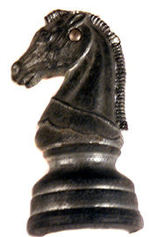 PALADIN CHESS PIECE LOGO PIN.