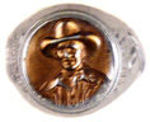 GENE AUTRY RARE TWO-TONE RING.