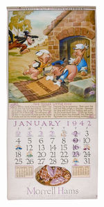 “MORRELL’S WALT DISNEY CALENDAR” RARE RETAILERS VERSION W/MAILING TUBE.