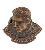 "DOC SAVAGE CLUB" PULP PREMIUM LAPEL STUD.