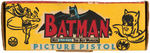 "BATMAN PICTURE PISTOL" BOXED BATTERY-OPERATED FILM PROJECTOR GUN.