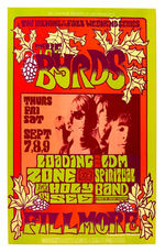 BILL GRAHAM CONCERT POSTER BG-82 FEATURING THE BYRDS.