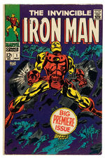 "THE INVINCIBLE IRON MAN" FIRST ISSUE COMIC BOOK.