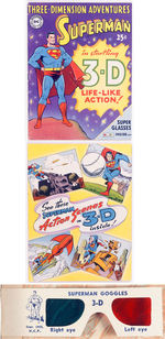 "THREE-DIMENSION ADVENTURES" SUPERMAN COMIC BOOK.