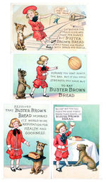 "BUSTER BROWN BREAD" ADVERTISING CARDS.