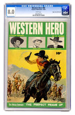 WESTERN HERO #83 OCTOBER 1949 CGC 8.0 WHITE PAGES MILE HIGH COPY.