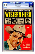 WESTERN HERO #96 NOVEMBER 1950 CGC 5.5 OFF-WHITE TO WHITE PAGES MILE HIGH COPY.