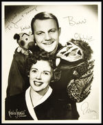 "KUKLA, FRAN AND OLLIE" W/CREATOR BURR TILLSTROM PERSONALIZED SIGNED PHOTO W/ENVELOPE.