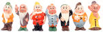 RARE SEVEN DWARFS METAL FIGURE SET BY LINCOLN LOGS.